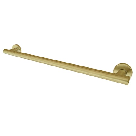 Kingston Brass GBS1430CS7 30-Inch x 1-1/4 Inch O.D Grab Bar, Brushed Brass GBS1430CS7